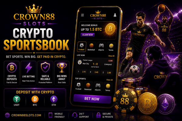 crown88 singapore crypto sportsbook live betting mobile interface