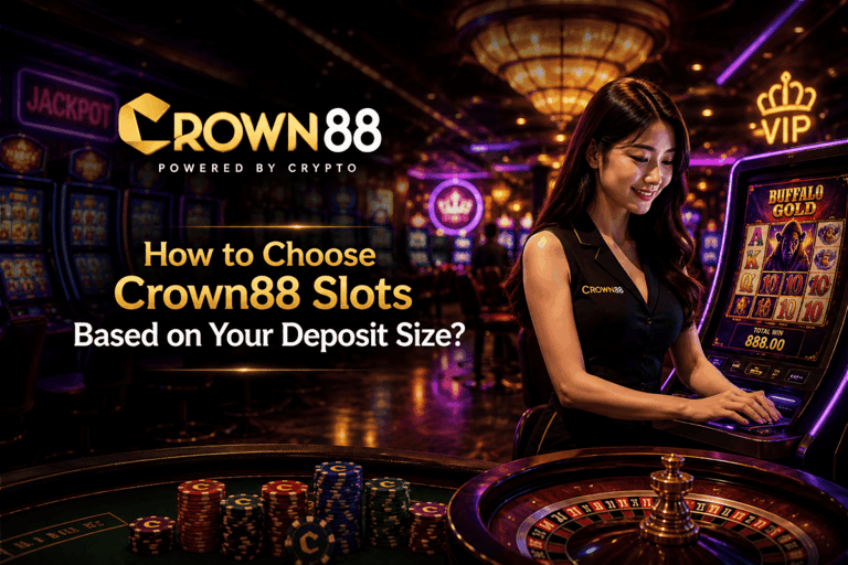 High volatility Crown88 slots for larger deposit players