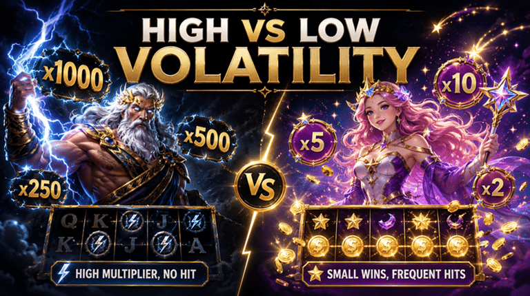 high vs low volatility c88 slots